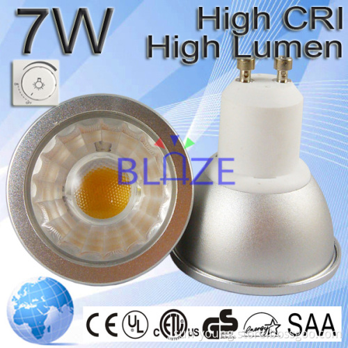 7W COB LED Spot Light E27 LED Bulb